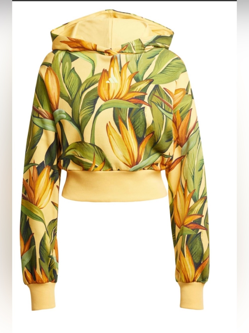 Adidas × Farm Rio tropical Birds of Paradise floral print hoodie